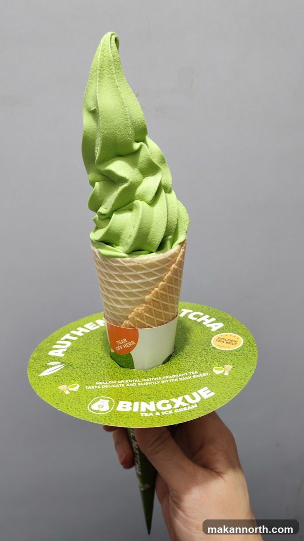 Matcha Ice Cream Cone