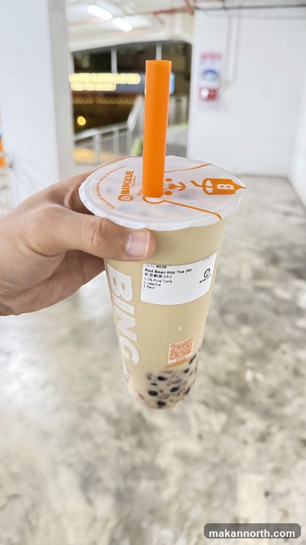Red Bean Milk Tea
