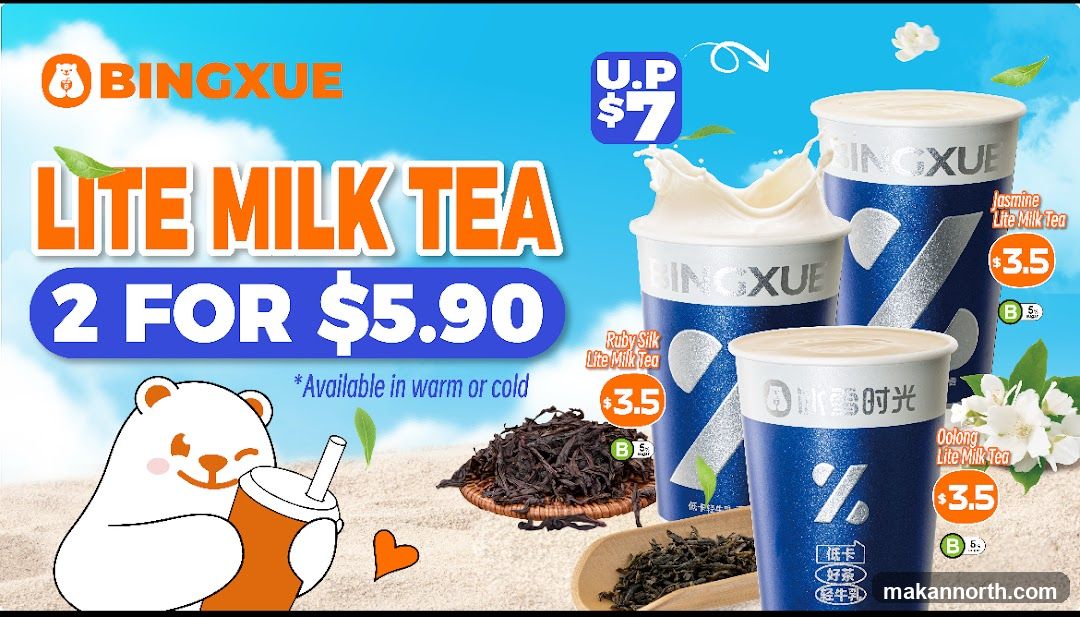 Bingxue Lite Milk Tea Promotion