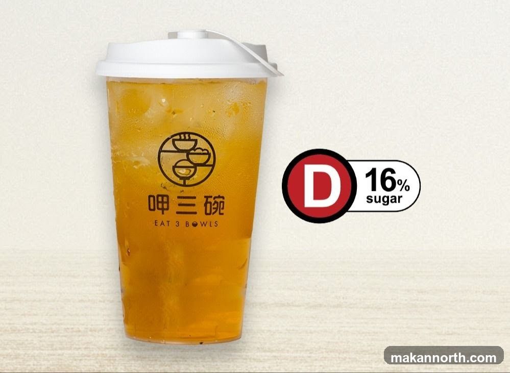 Drink with Sugar Content Label