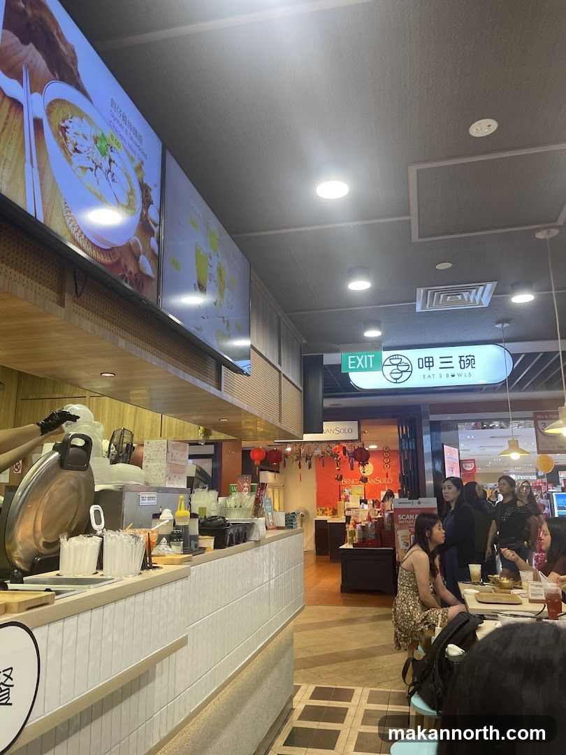 Restaurant Interior with Menu Displays