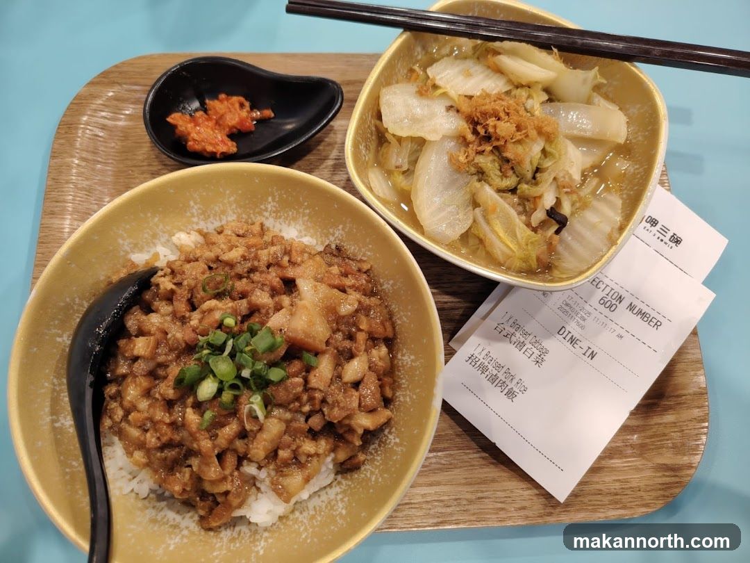 Braised Pork Rice and Cabbage
