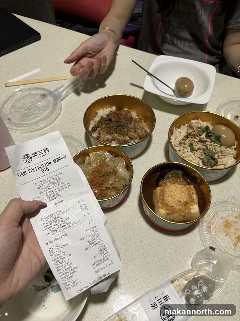 Receipt and Food