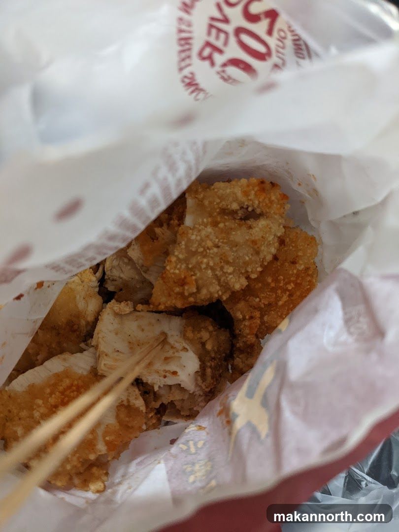Fried Chicken Pieces in Bag