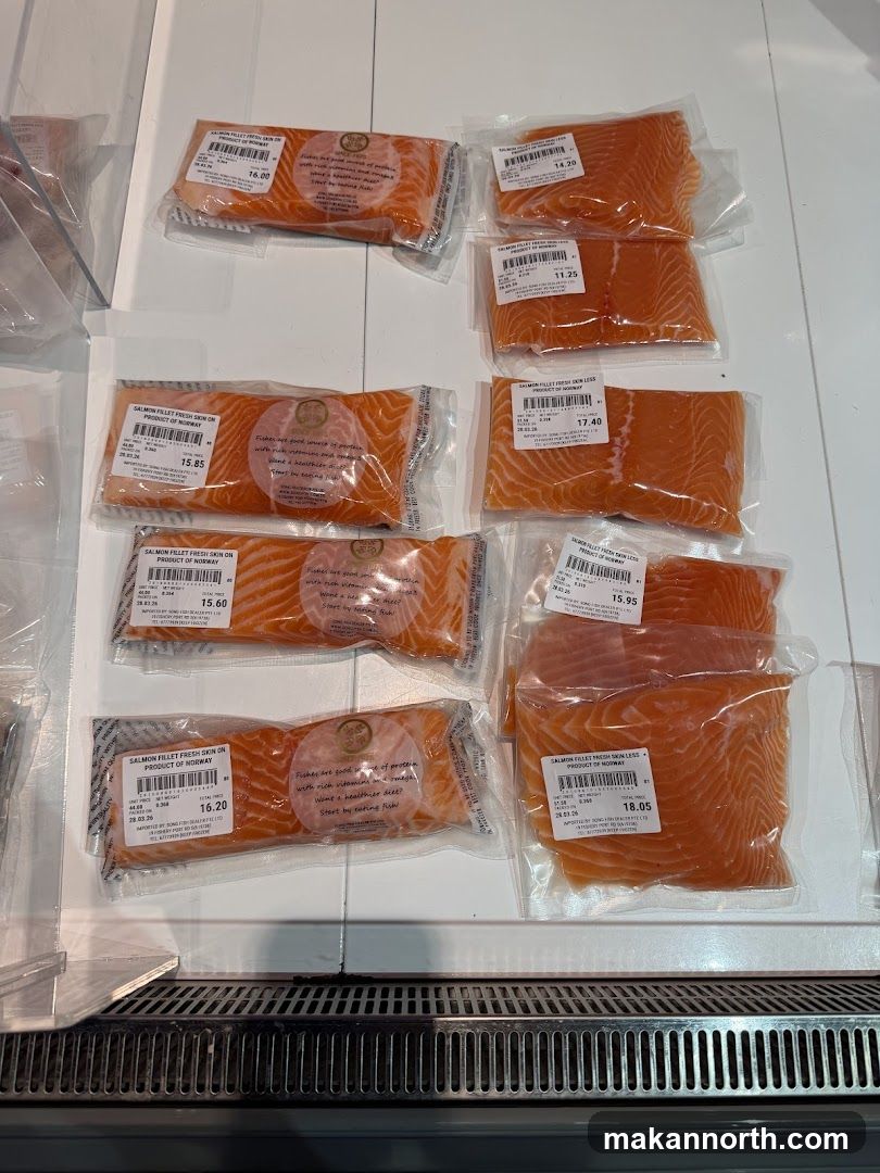 Packaged Salmon Fillets