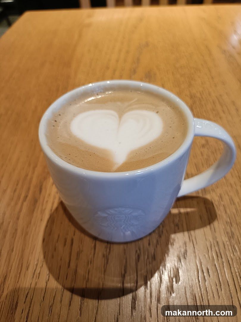 Latte with Heart Art