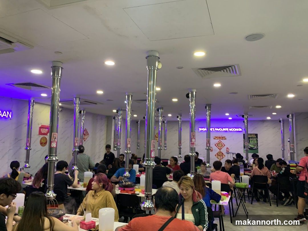 Restaurant Interior with Diners
