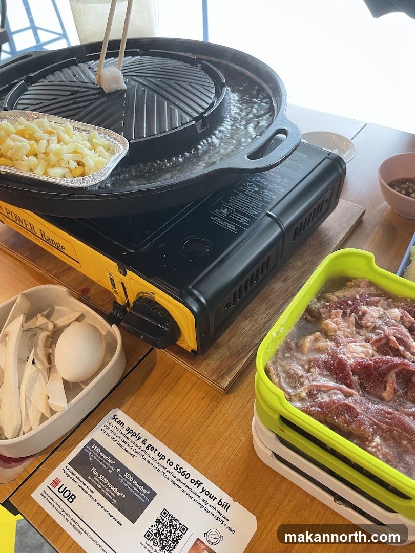Grilling and Dining Setup