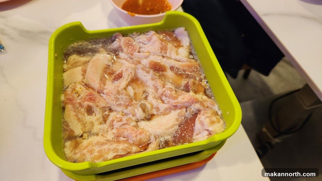 Marinated Sliced Pork Belly