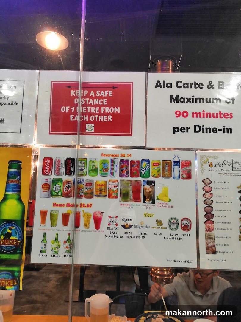 Restaurant Menu and Signage