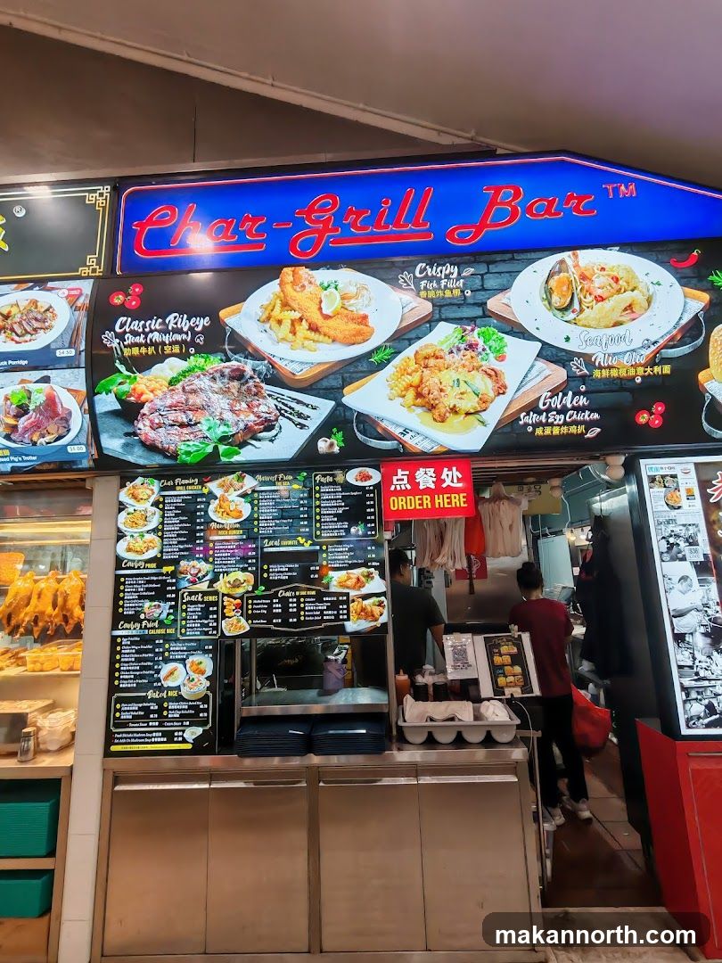 Char-Grill Bar Menu