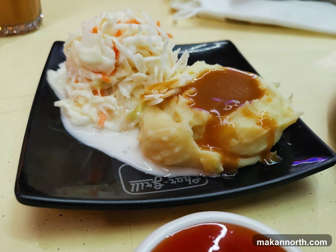 Mashed Potatoes and Coleslaw