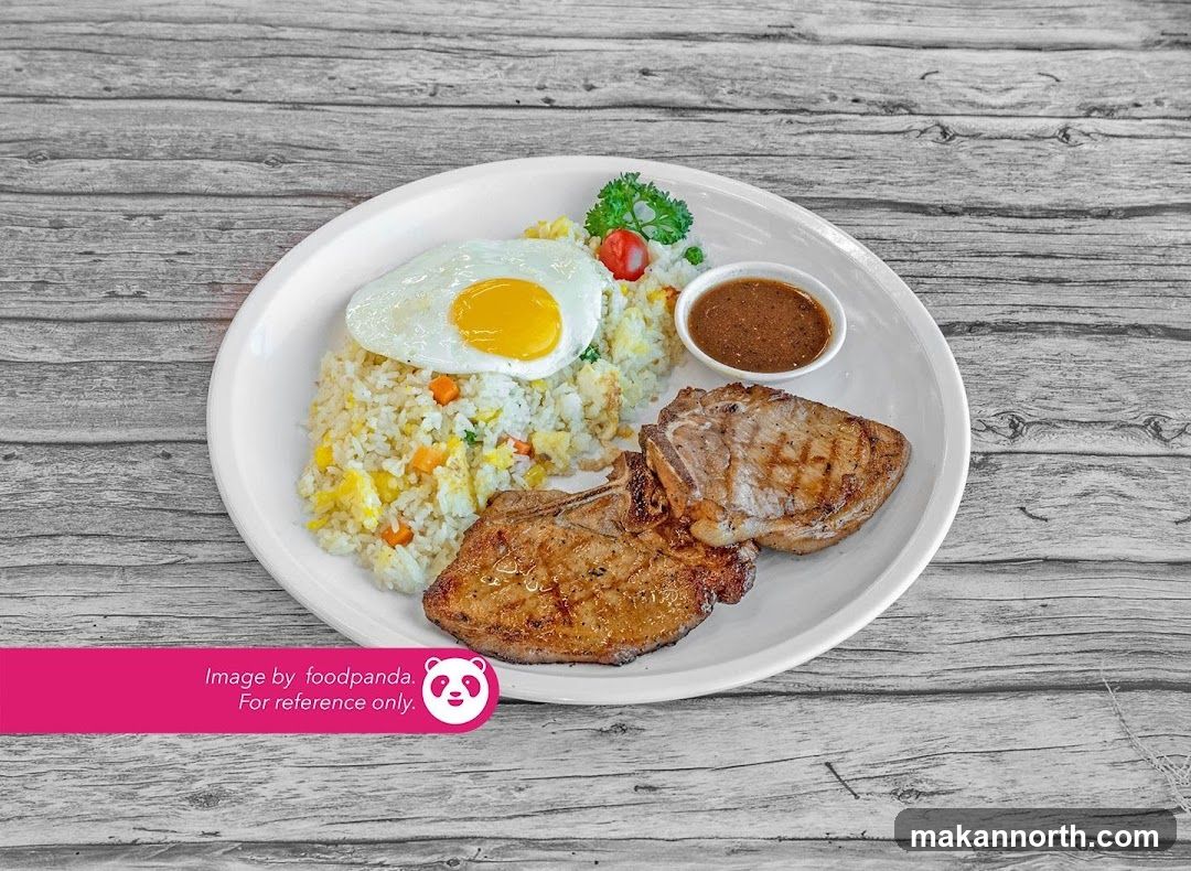 Pork Chop Rice with Fried Egg