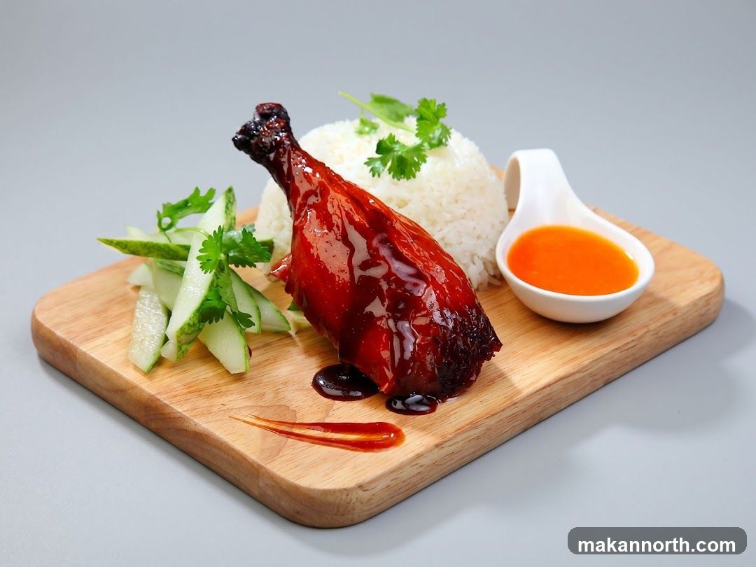 Roasted Duck Leg with Rice