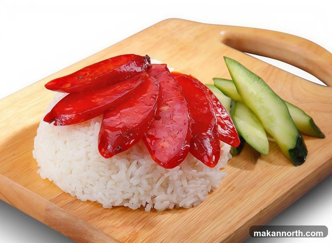 Char Siu Rice with Cucumber