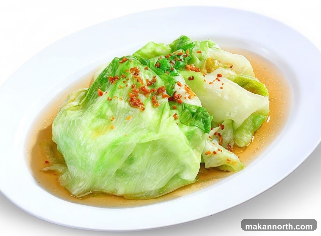 Braised Lettuce with Garlic