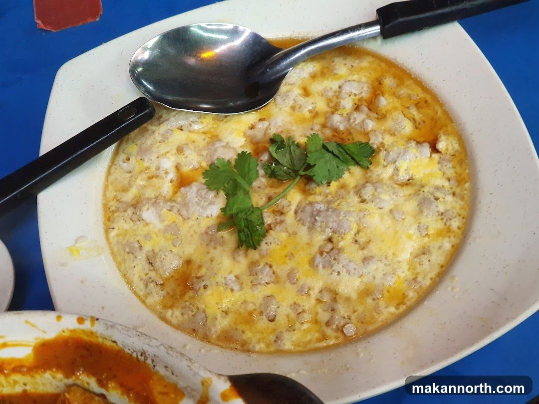 Steamed Egg with Minced Meat