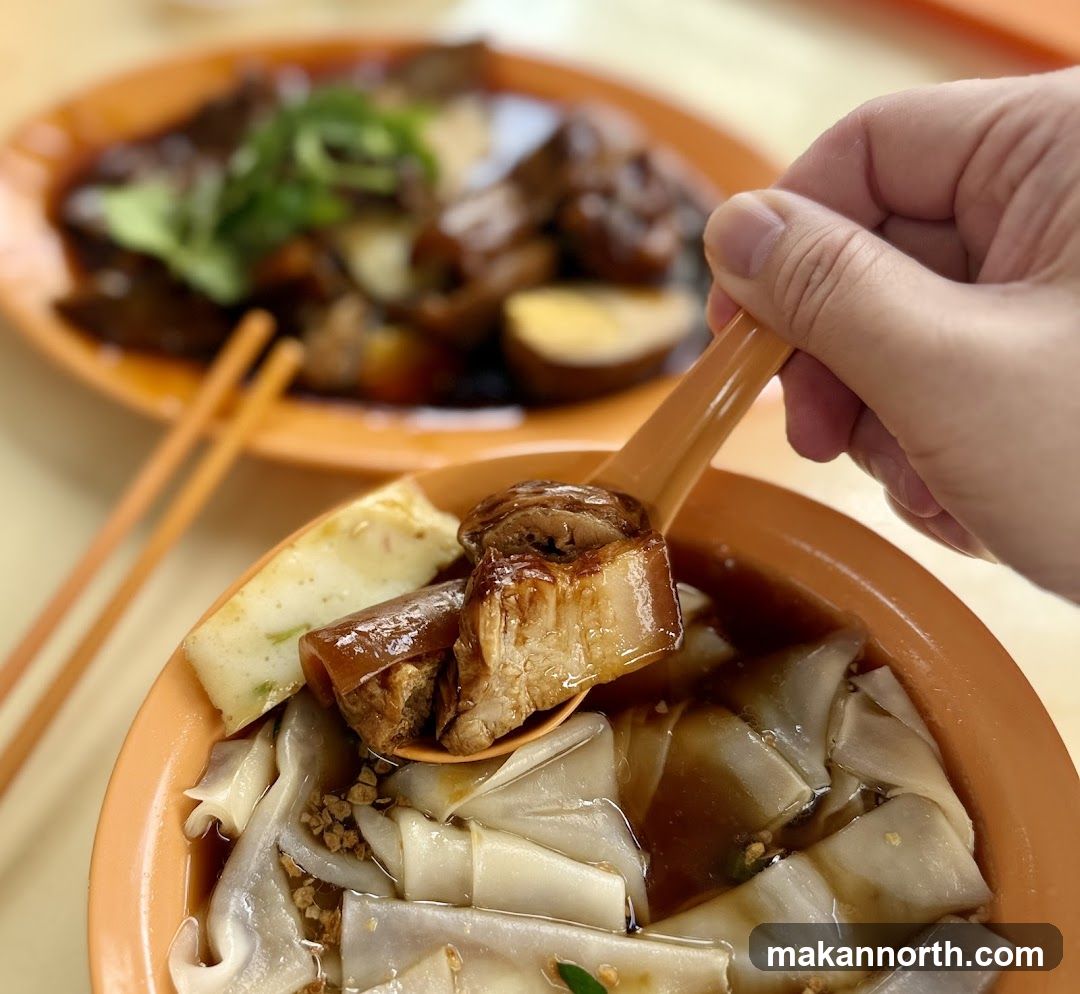 Braised Pork Belly with Rice Noodles
