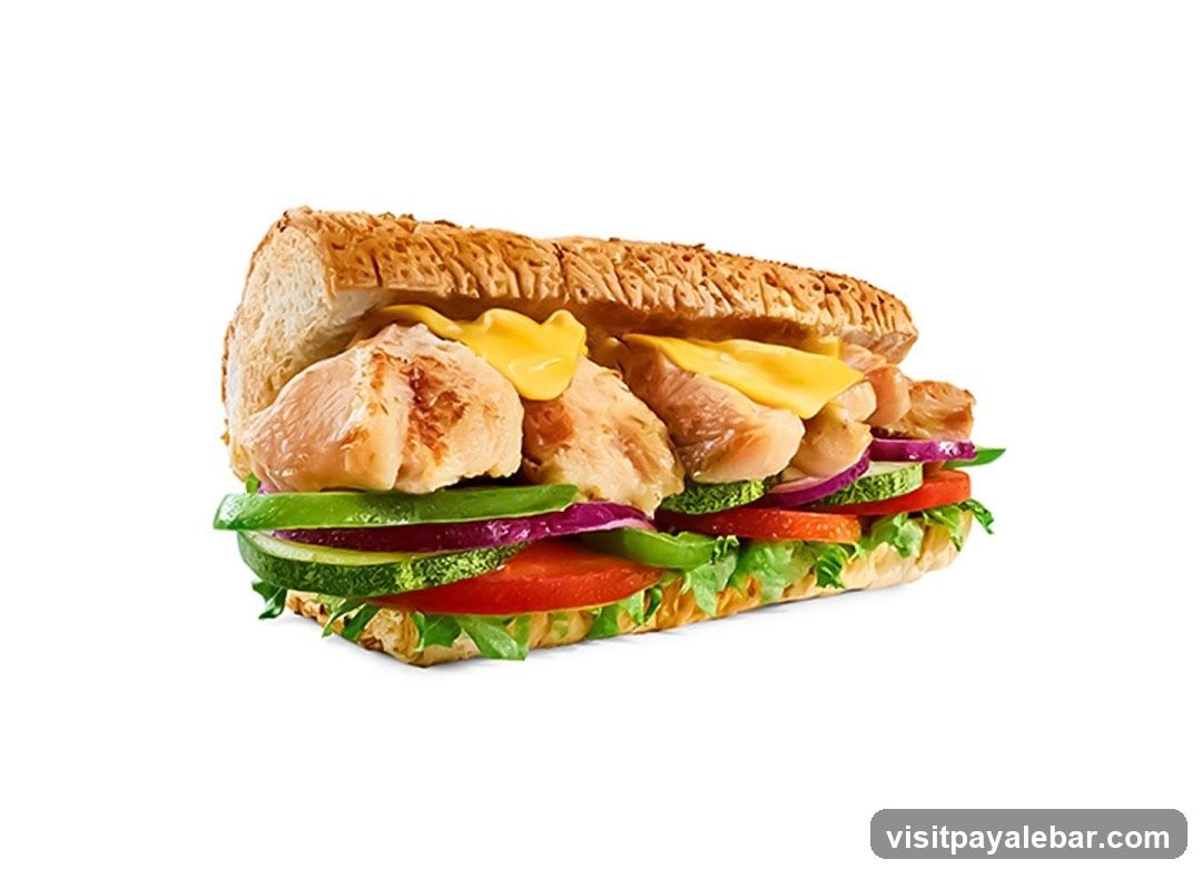 Chicken and Cheese Sub