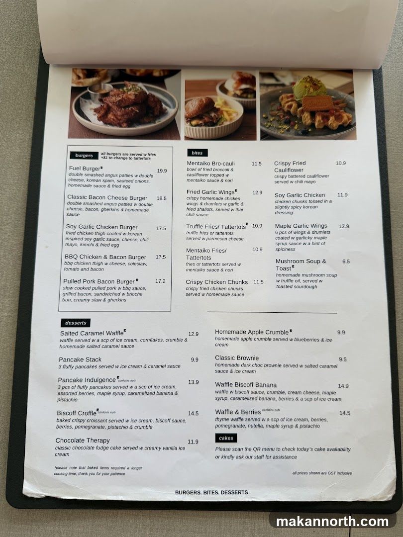 BURGERS. BITES. DESSERTS
