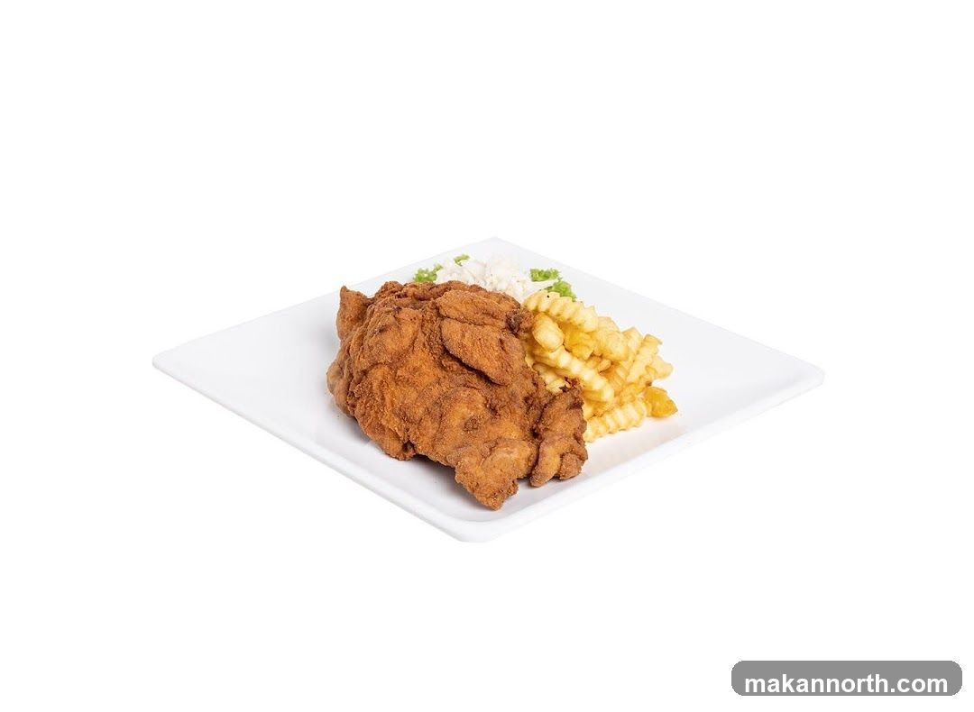 Fried Chicken and Fries