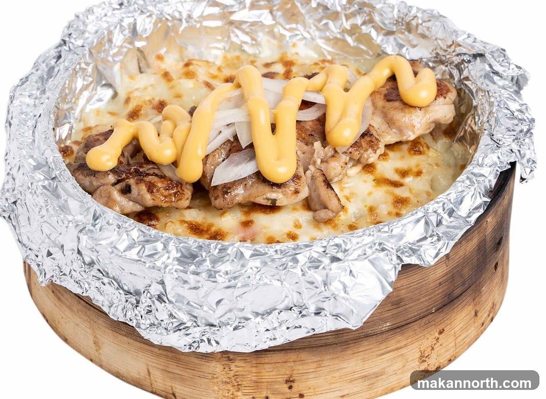 Baked Chicken with Cheese and Onions