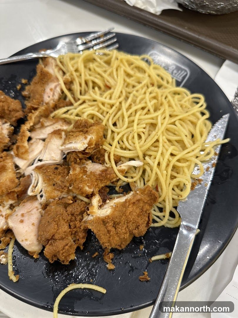 Fried Chicken and Spaghetti