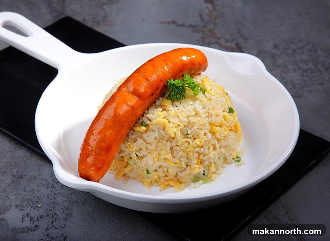 Sausage and Fried Rice