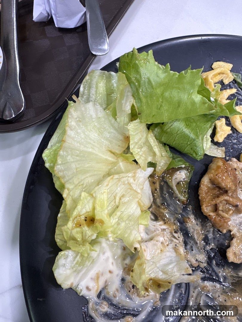 Salad and Meat Dish