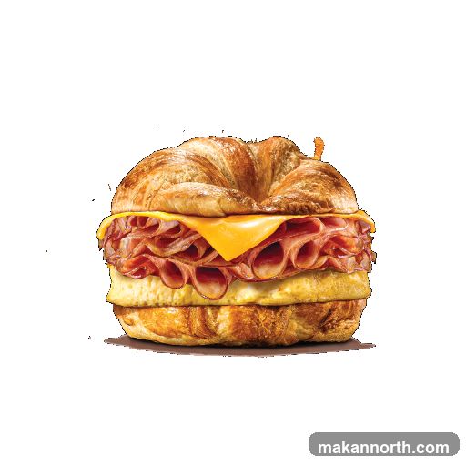 Ham and Cheese Croissant Sandwich