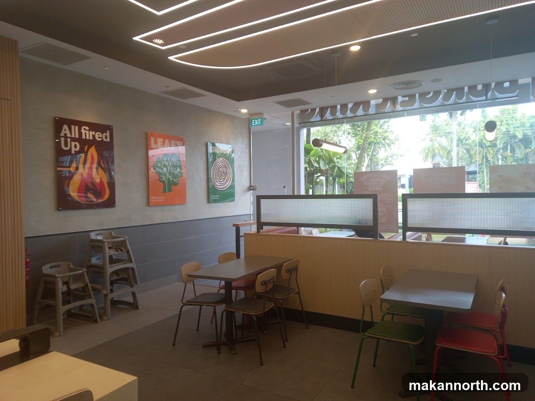 Restaurant Interior with Artwork