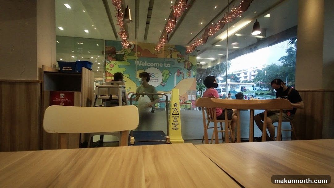 Restaurant Interior with Patrons