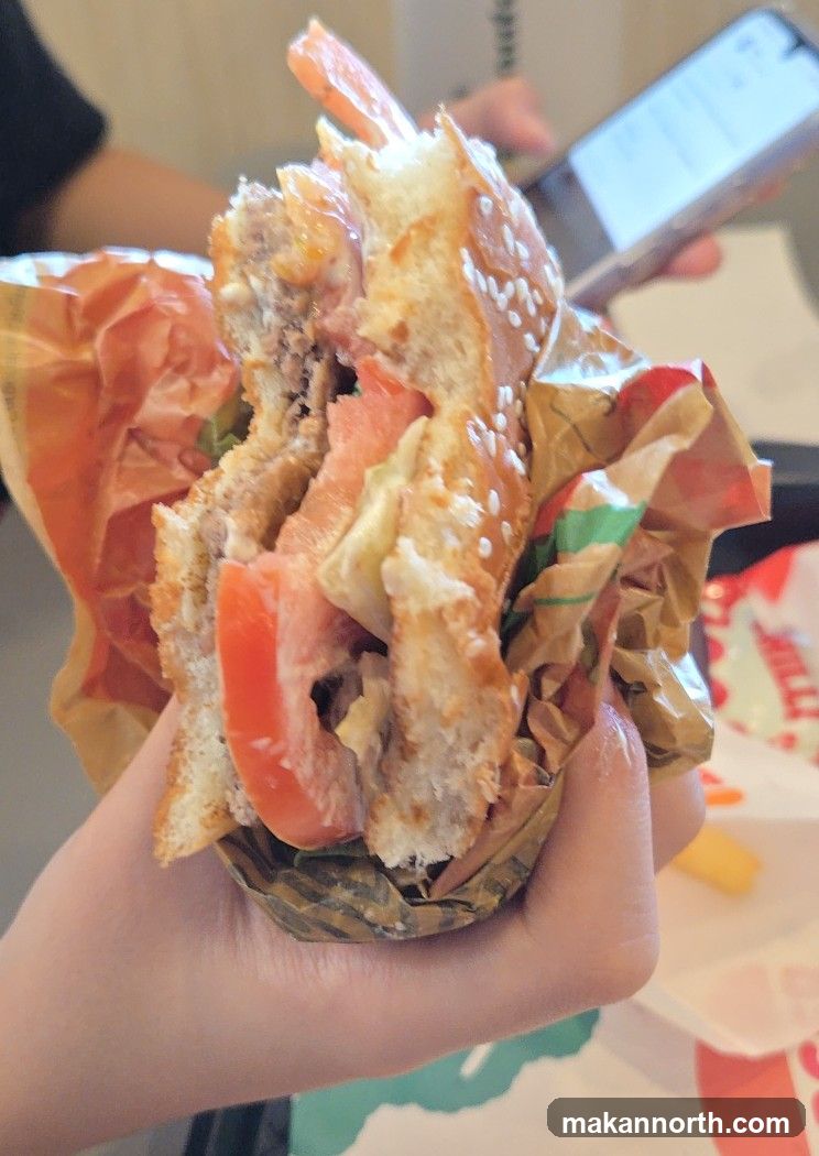 Burger with Tomato and Lettuce
