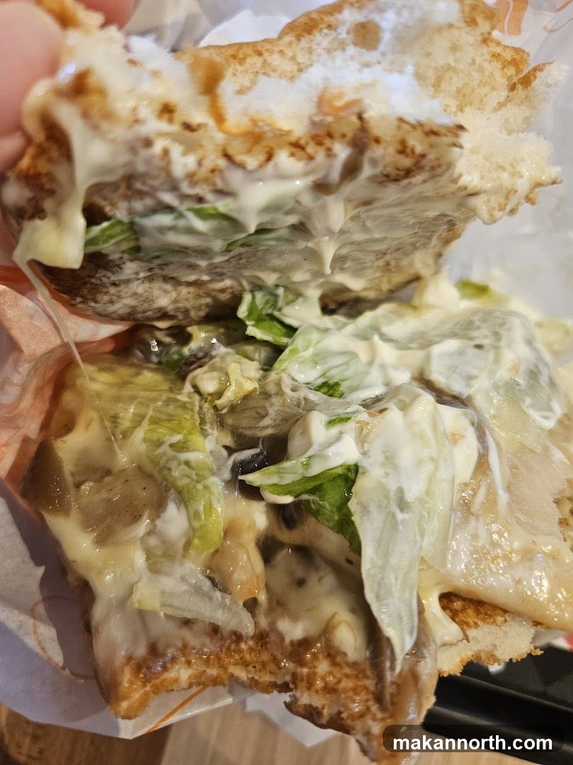Burger with Lettuce and Sauce