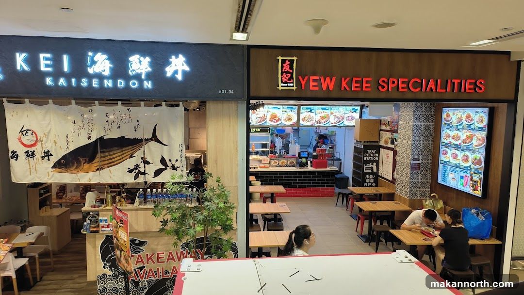 Two Food Stalls in a Mall