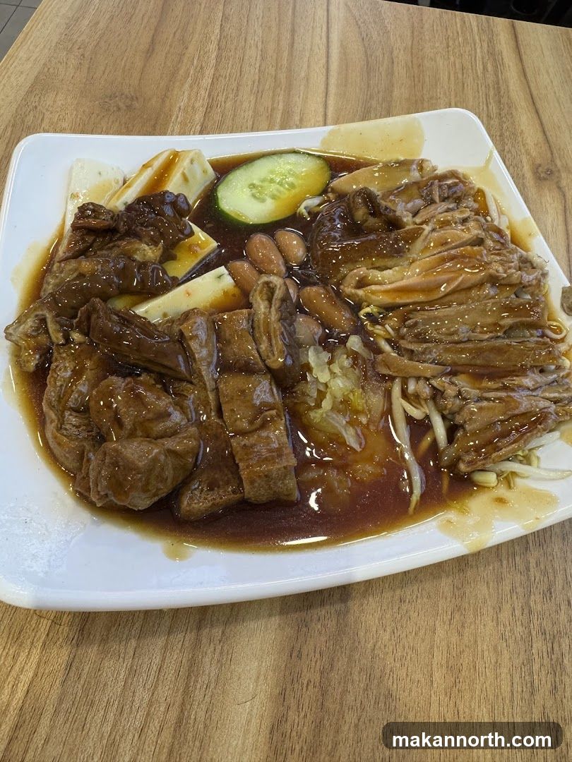 Braised Duck and Tofu Dish