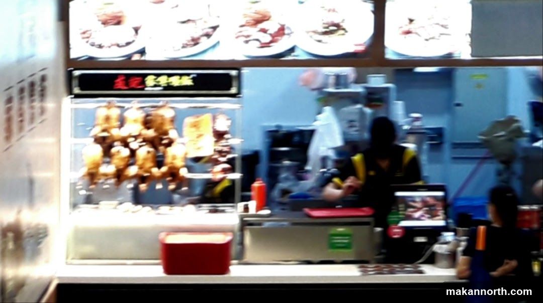 Food Stall with Roasted Meats