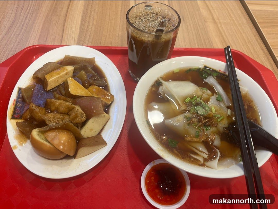 Noodles and Braised Items with Coffee