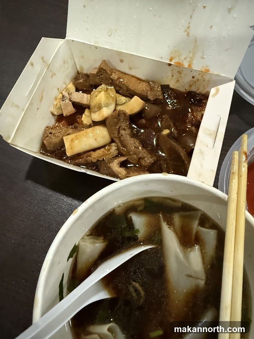 Noodles and Braised Dish