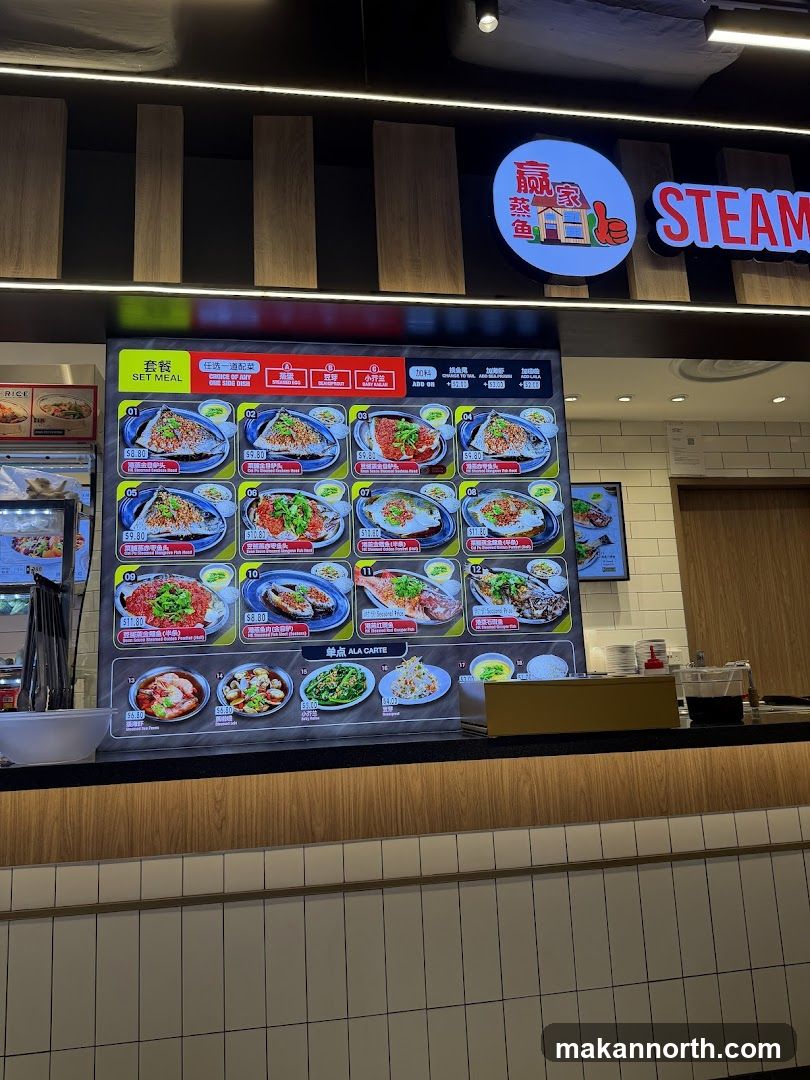 STEAM FISH MENU