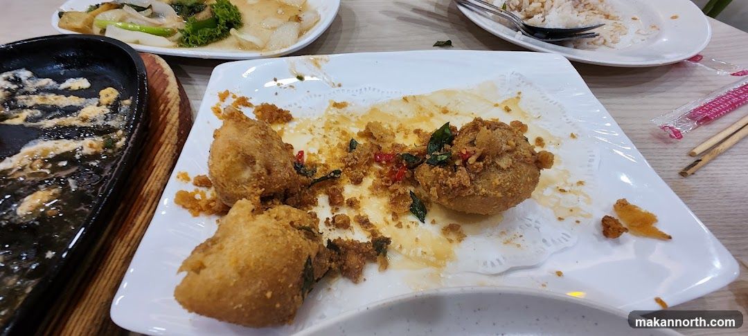 Leftover Fried Food on Plate
