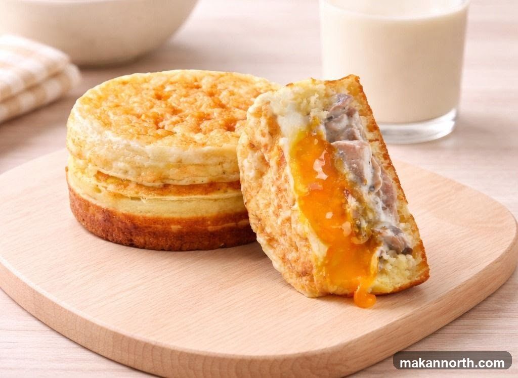 Savory Egg and Meat Sandwich