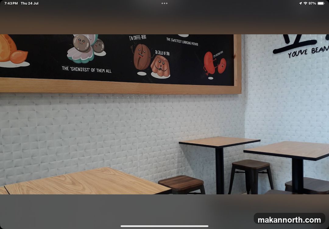 Cafe Interior with Artwork