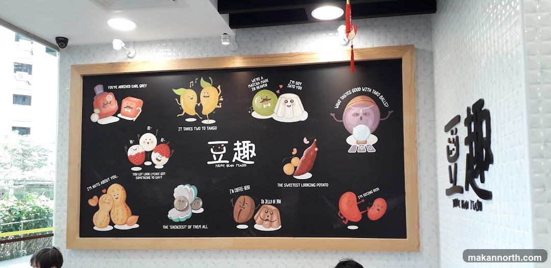 Chalkboard Art with Food Puns