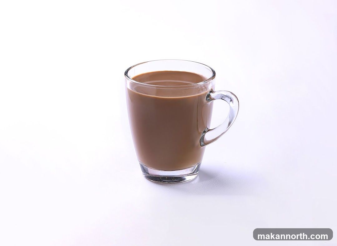 Coffee in a glass mug