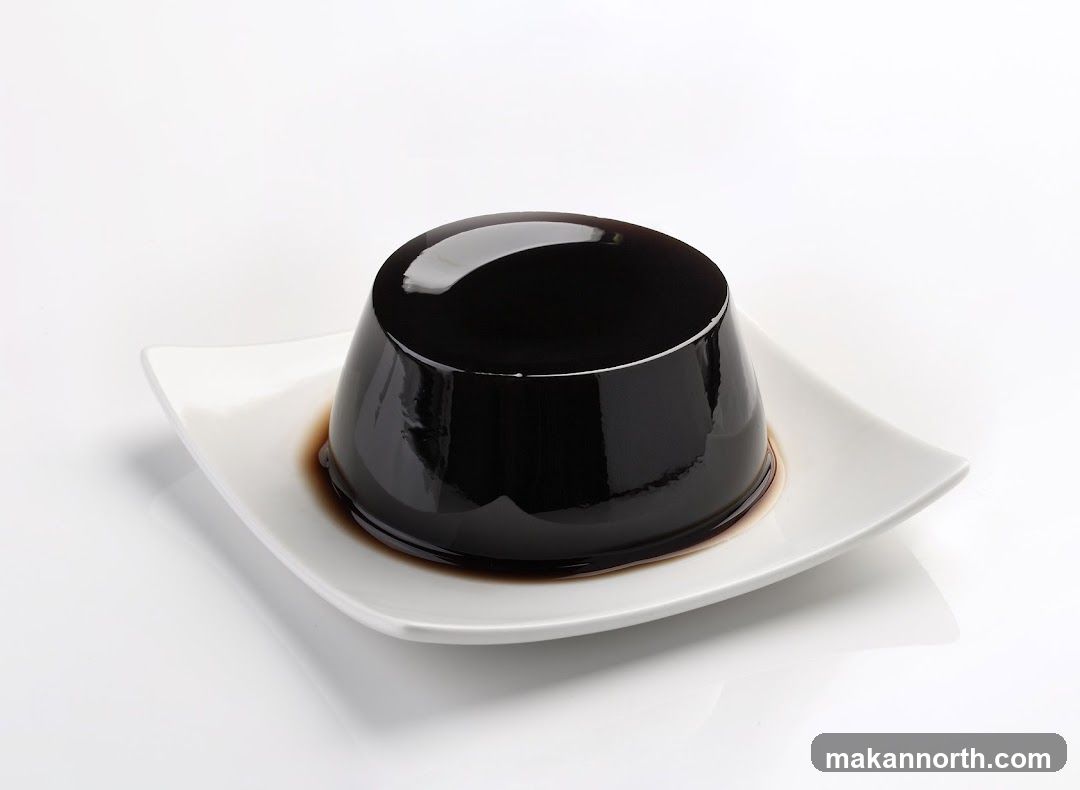 Dark Jelly on a Plate