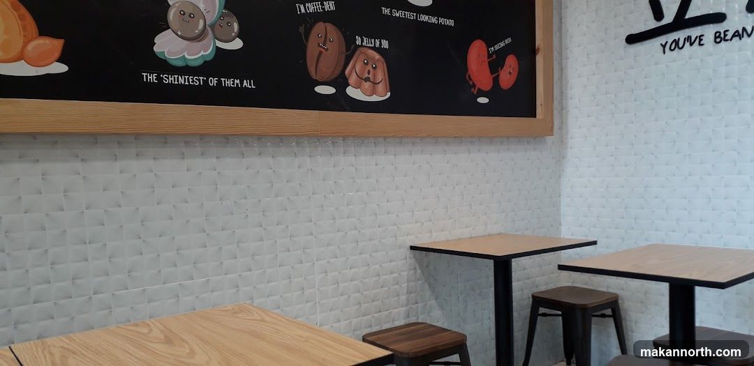 Cafe Interior with Artwork