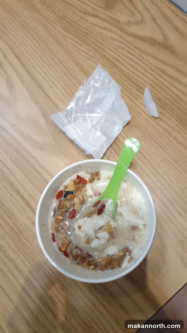 Frozen Yogurt with Toppings
