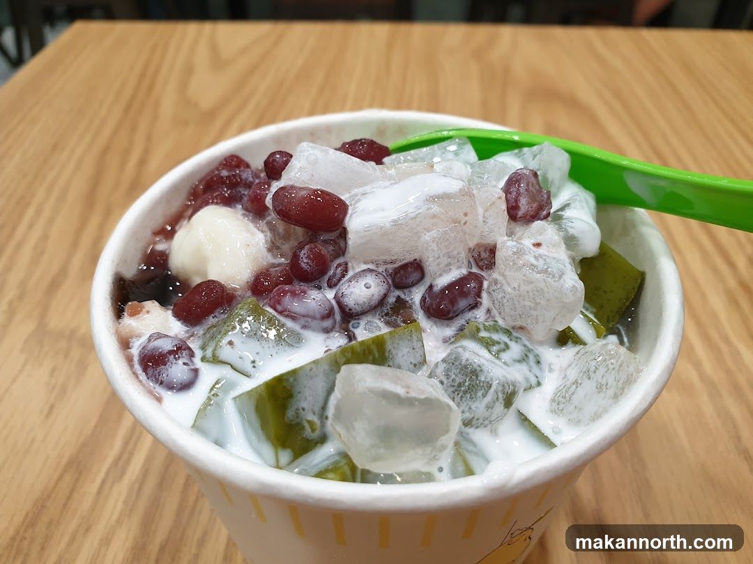 Dessert Bowl with Red Beans and Jelly