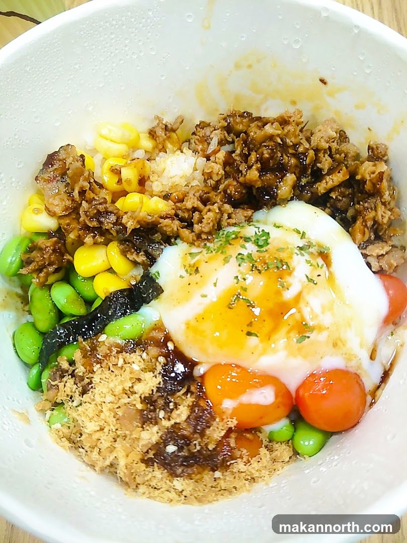 Beef and Egg Rice Bowl